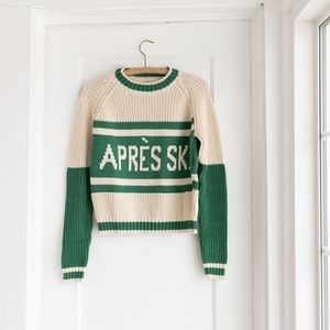 Fin & Vince Women’s Vintage Sweater Apres Ski in Jade